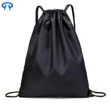 Personalized Colorful polyester nylon gym bags drawstring bag with double string